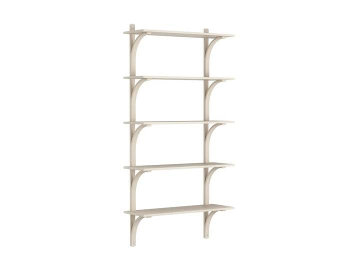 Swedese Levi Regal 5 Fachboden Weisspigmentierte Esche-aluminium, 90 cm