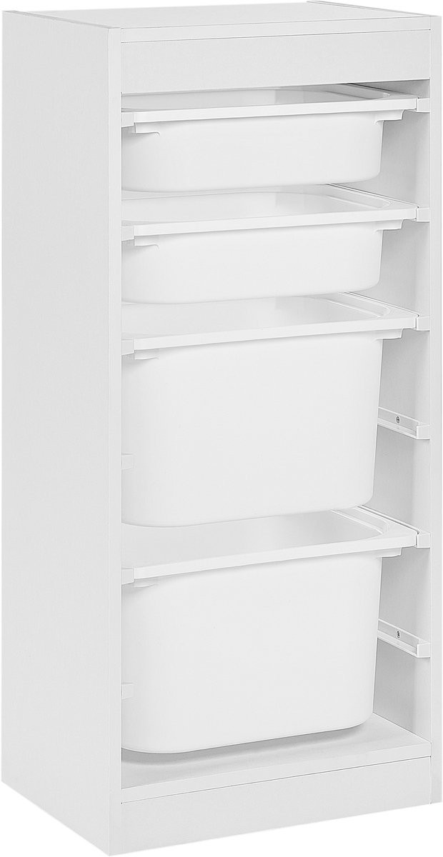 Beliani TOBIN Moderne Kinderkast met 4 Lades - Wit