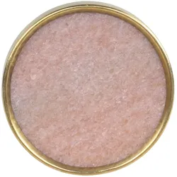 Chic Antique Griff aus Marmor mit Messingkante, puder