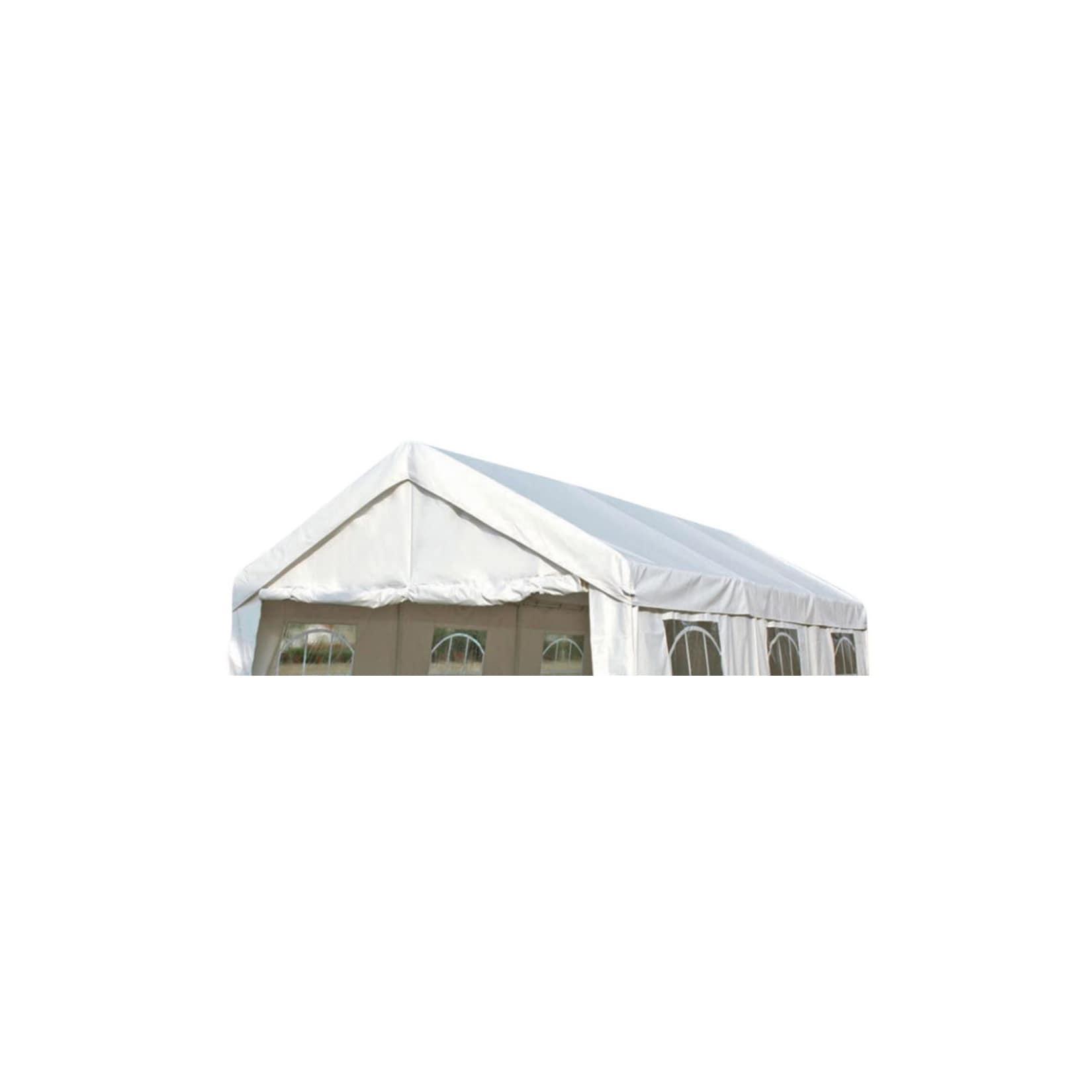 Ersatzdach / Dachplane PALMA für Zelt 3x6 Meter, PE weiss 180g/m², incl. Spanngummis