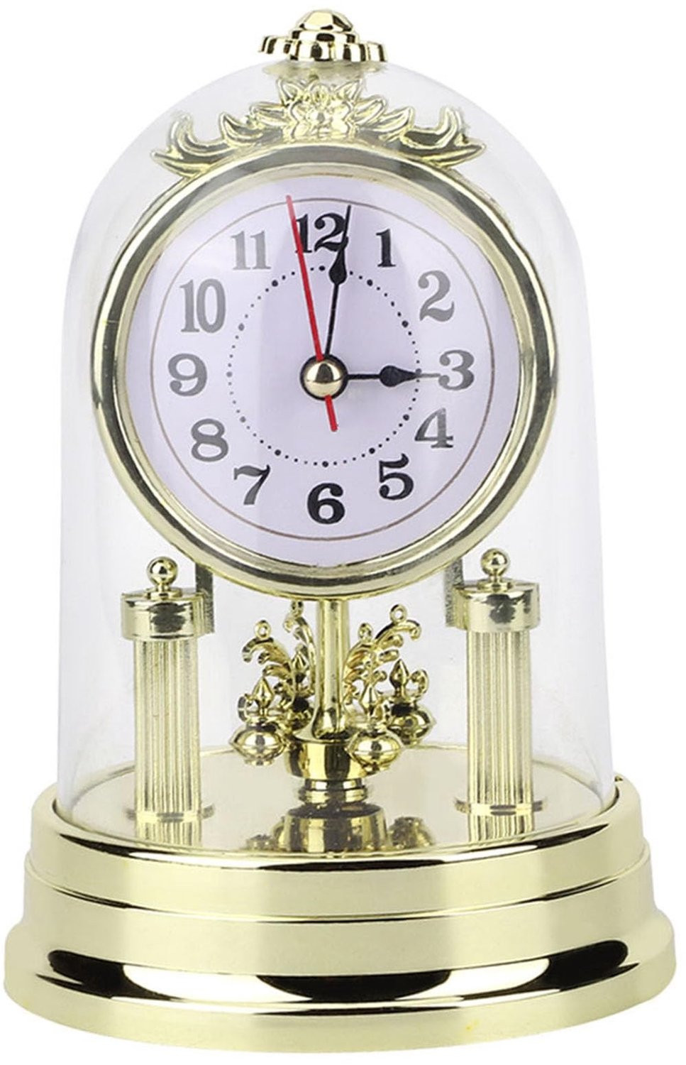 Vintage Tafelklok in Antieke Stijl Goud