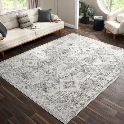 KALATY Lumina Distressed Medallion Area Rug