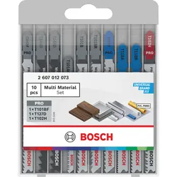 Bosch Stichsägeblatt Set Multi Material 10-tlg. - 2607012073