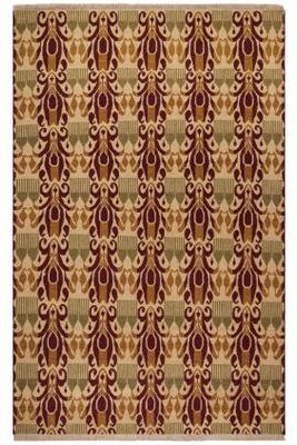 SAFAVIEH Couture Hand-knotted David Easton Kari Modern Wool Rug with Fringe
