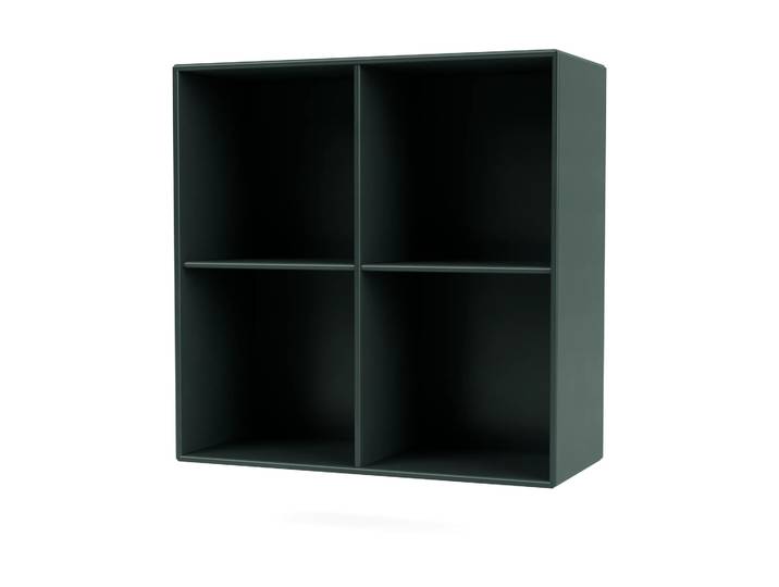 Montana SHOW Regal 69,6x69,6 cm inklusive Aufhängeschiene 163-BlackJade