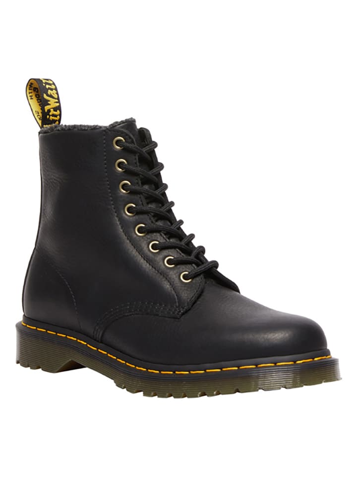 Dr. Martens Leder-Boots in Schwarz - 40