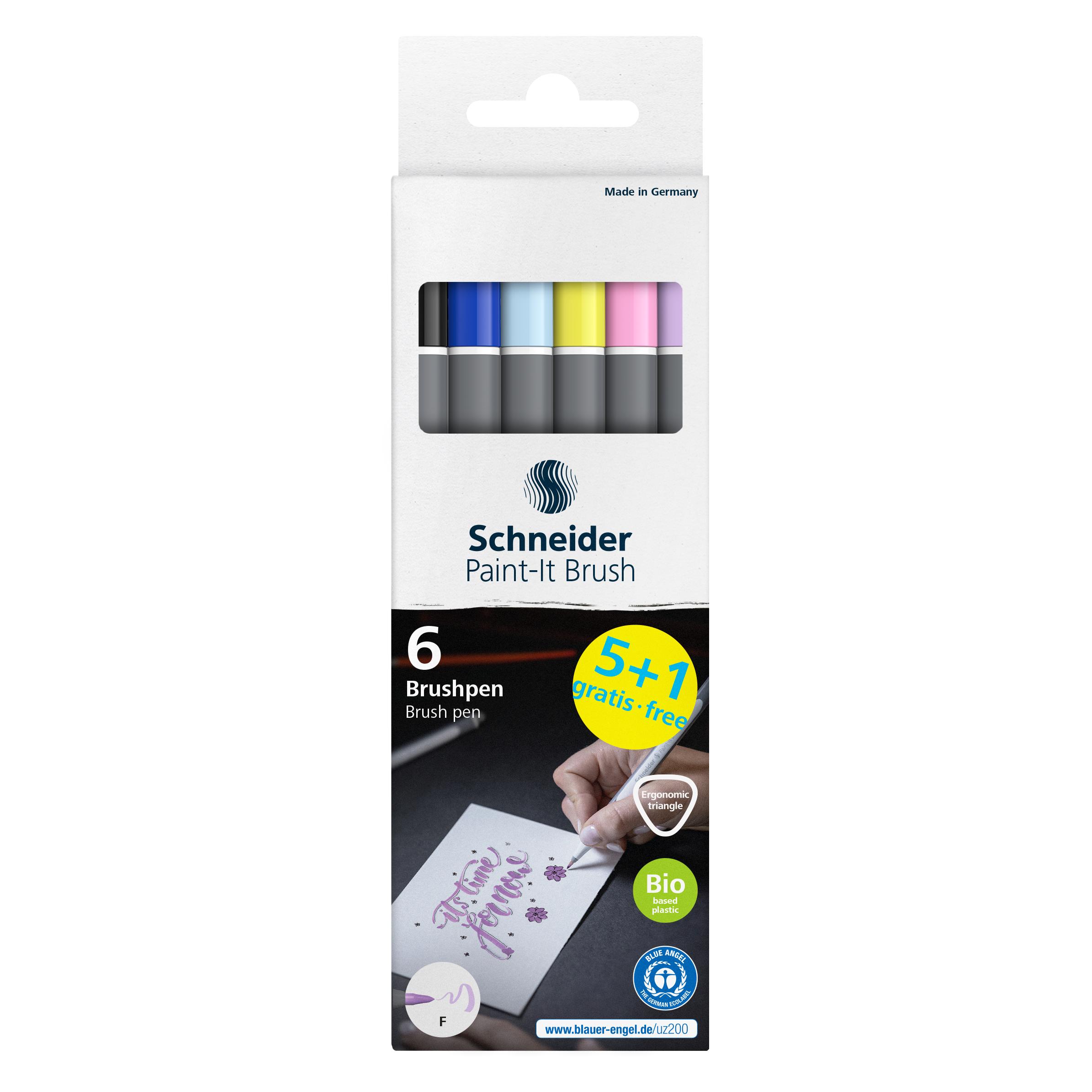 Schneider Paint-It 070 Filzstifte farbsortiert, 6 St. (6x) (ML07010502)