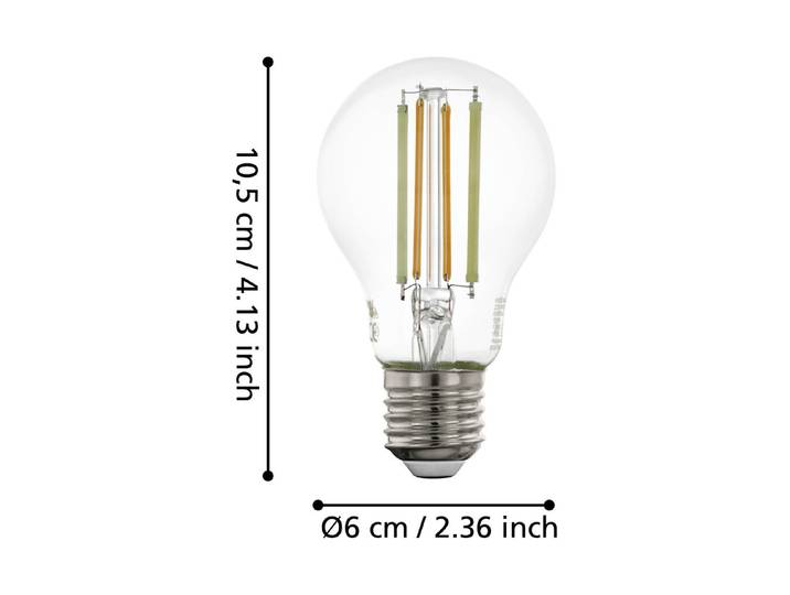Eglo LED Leuchtmittel E27 A60 8W Rgb, CCT