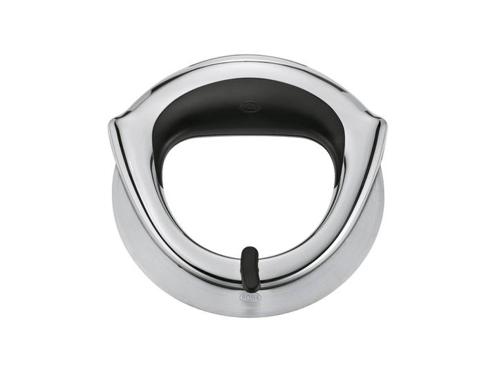 Pizzaschneider RÖSLE, silber (edelstahlfarben), Edelstahl 18/10, Kochmesser, Pizzaschneider, ergonomischer Griff, beidseitig geschliffene Klinge, Edelstahl 18/10