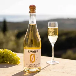 Divin alkoholfreie Weine  Raisin 0,0 % Sauvignon Blanc Sparkling Blush (alkoholfreier Wein) Sauvignon Blanc Frankreich