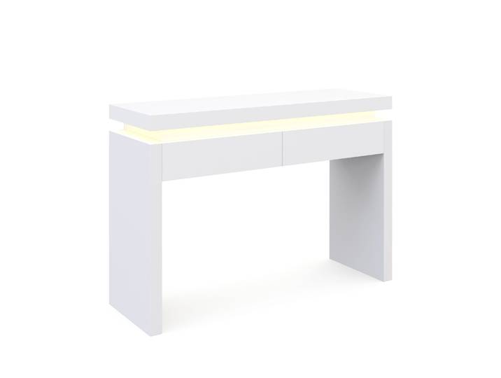 Konsolentisch LED FRANCO 120 x 83 cm weiss