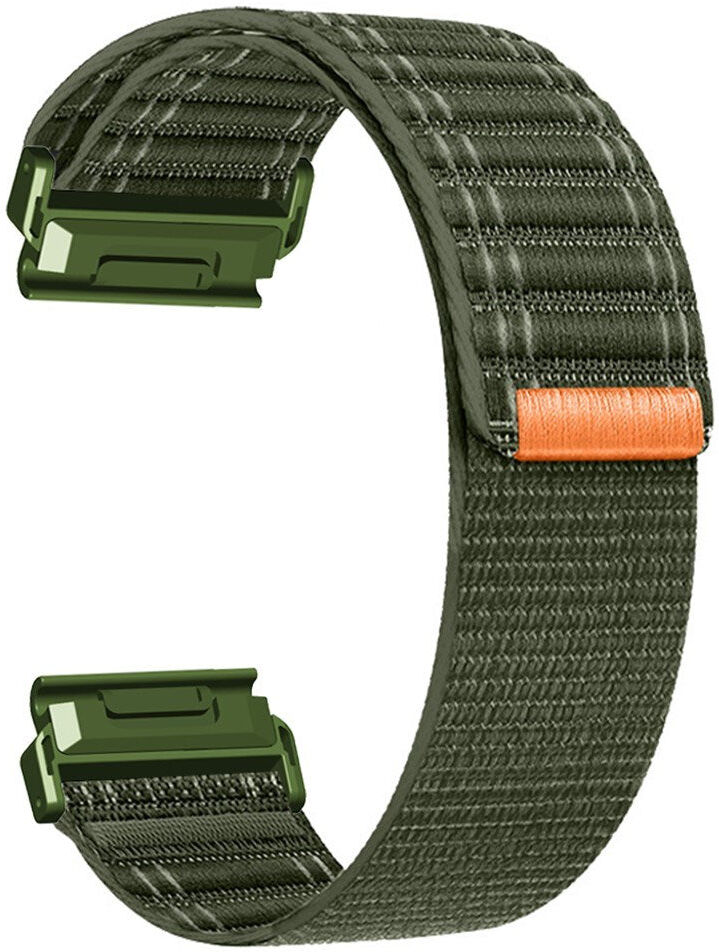 Universal Garmin 22mm QuickFit EIDERWOOD Nylon Loop Smartwatch Rem - Grøn