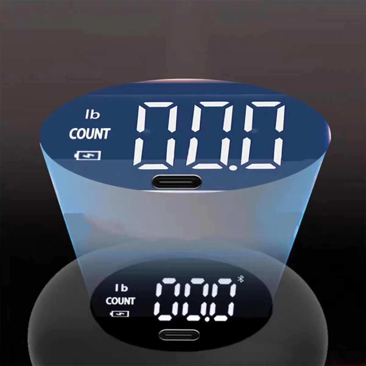 INF Wiederaufladbares Handdynamometer - Digitaler Griffkraftmesser bis zu 180 kg Schwarz