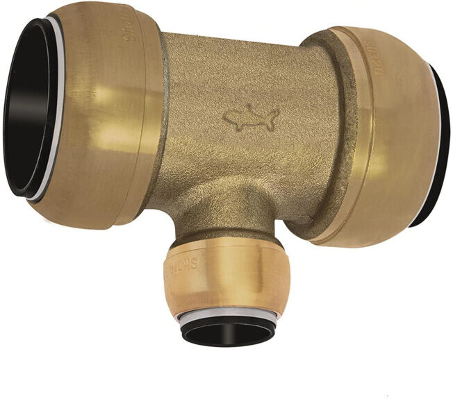 Riegler T-Réducteur MS, « sharkbite » pour tube Ø1 42 mm, pour tube Ø2 35 mm (TRVMN4235)