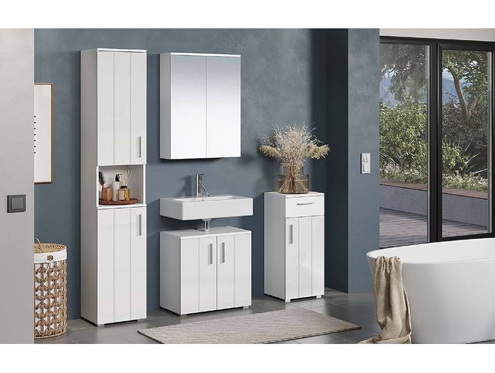 Armoire de toilette 60 x 78 x 18cm Blanc