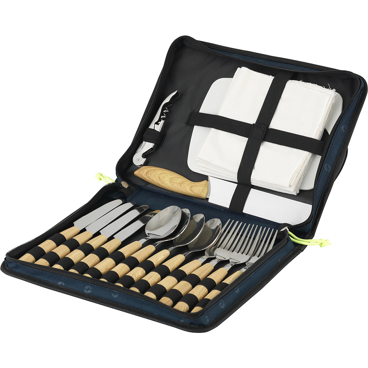Outwell Morella Picknick Besteck Set (Größe One Size, braun)