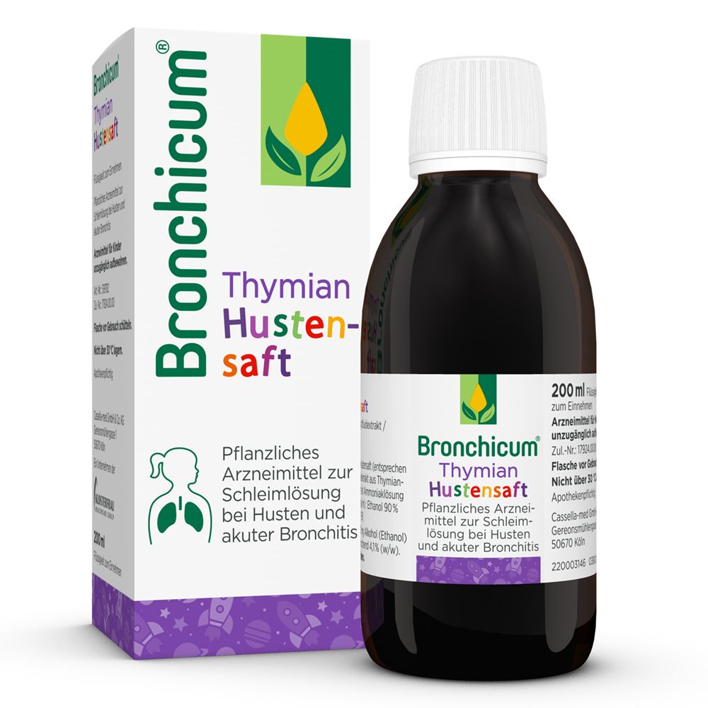 Bronchicum Thymian Hustensaft 200 ml Saft