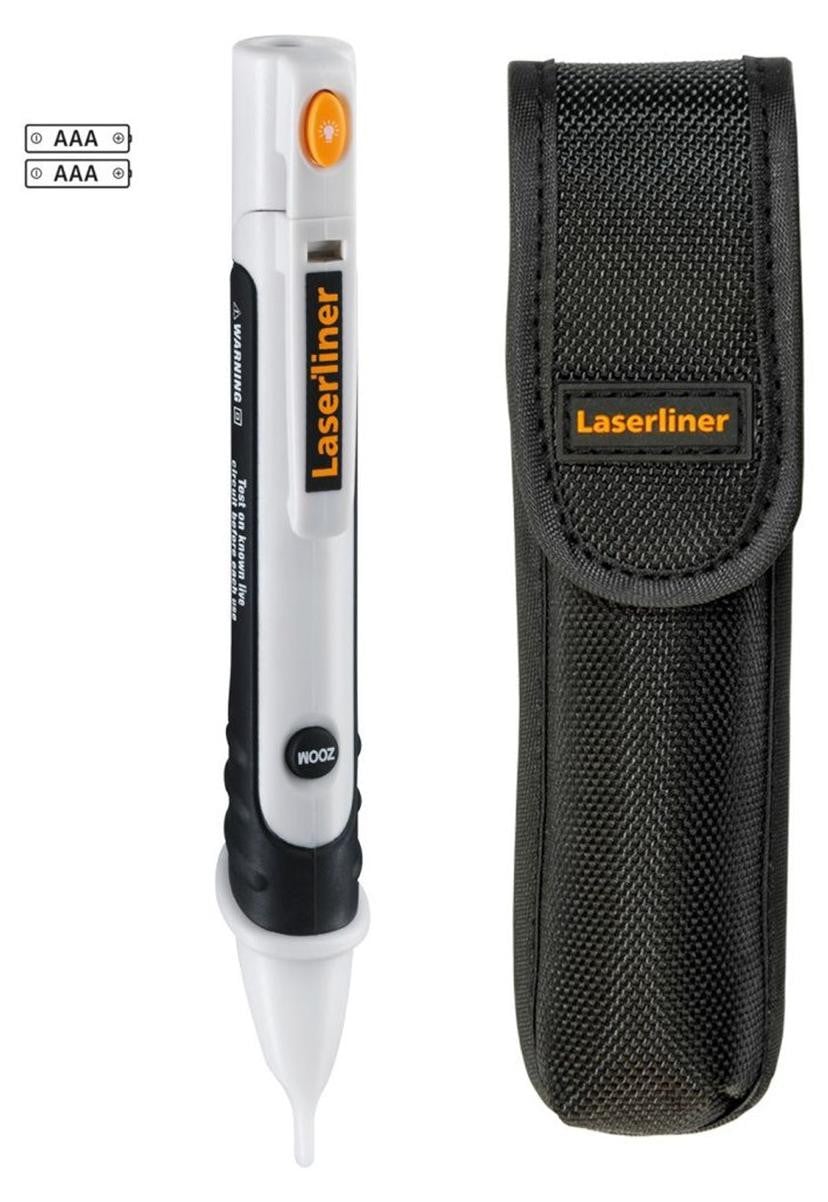 Laserliner ActiveFinder Plus, zwart en wit, 48 gram