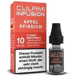 Culami Infusion Apfel Pfirsich NicSalt Liquid 10ml / 10mg