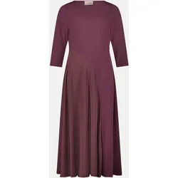 Kleid Lang 3/4 Arm Violett 40