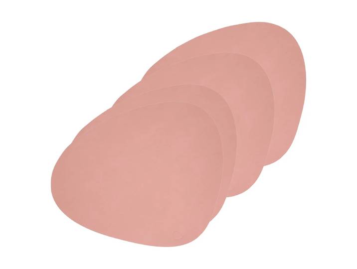 Lind DNA - Tischset Curve L, Nupo rose (4er-Set)