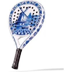 Matchu Sports Padel Schläger- Delftblau - Delft-Blau / Blau-Weiß - Delft Blau Stil - 3K-Carbon