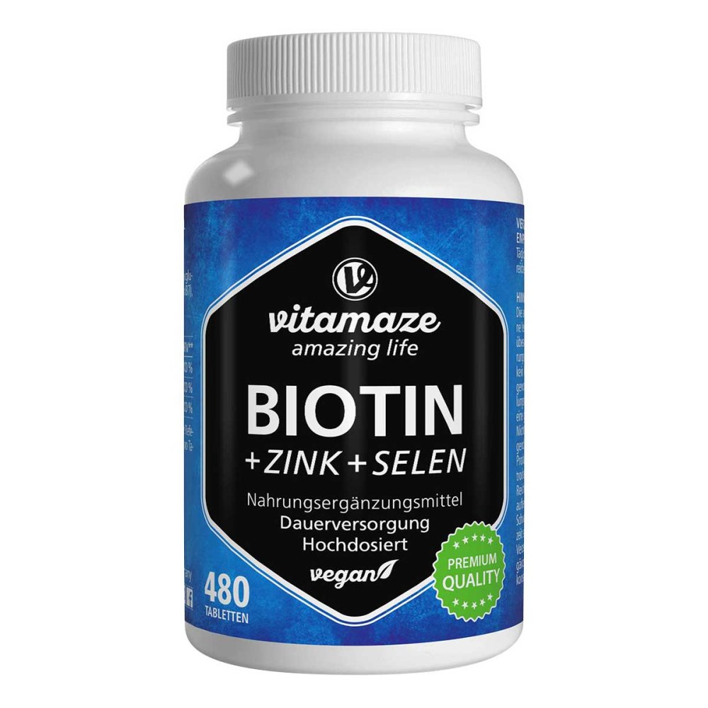 Vitamaze GmbH Biotin 10 Mg Hochdosiert+zink+selen Tabletten 18735334