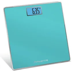 Rowenta, Personenwaage, Classic BS1503 Square Turquoise Elektronische Personenwaage (160 kg)
