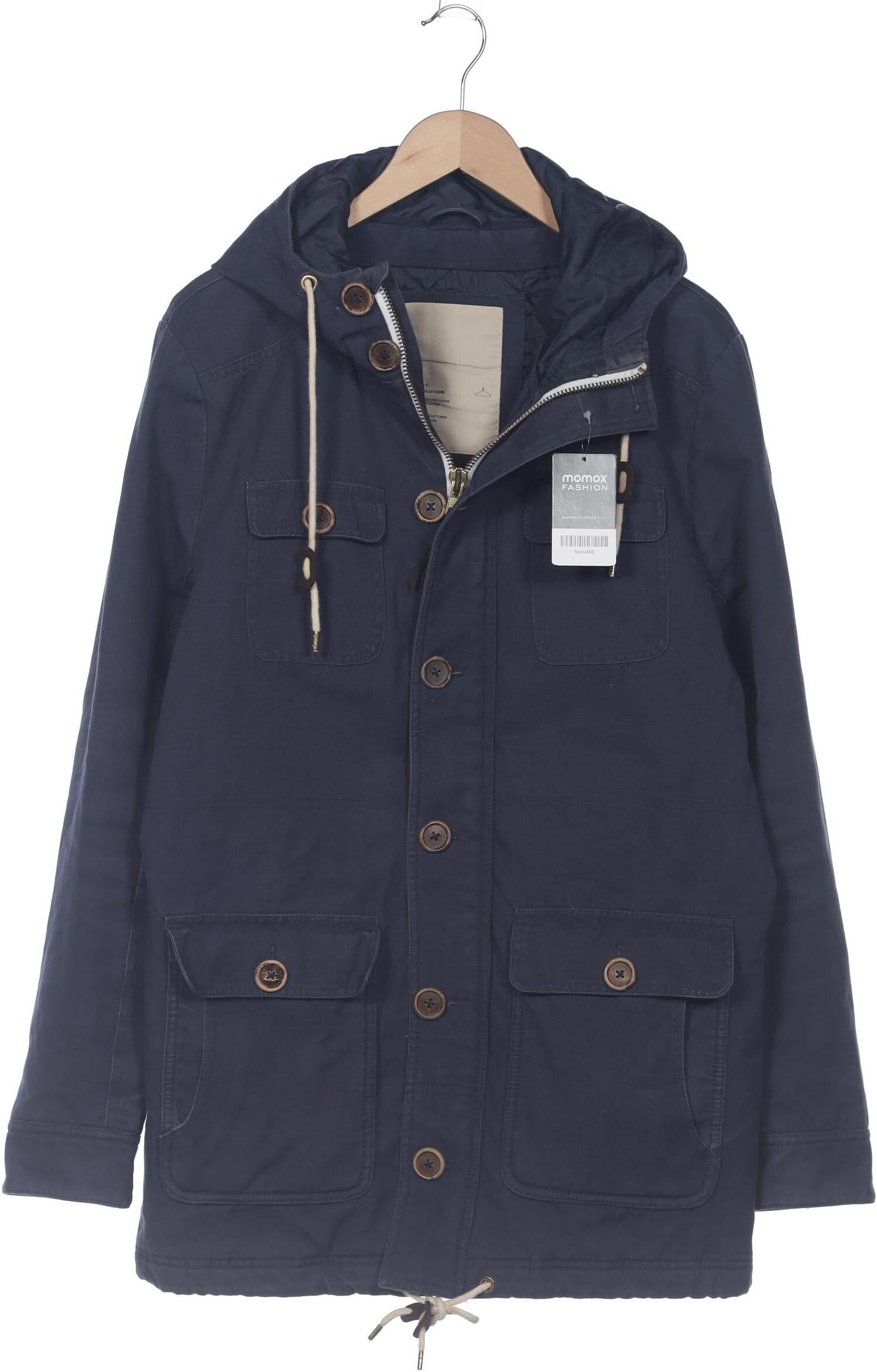 Rvlt revolution Herren Jacke, Marineblau, Gr. L, Baumwolle / Synthetik - Second Hand