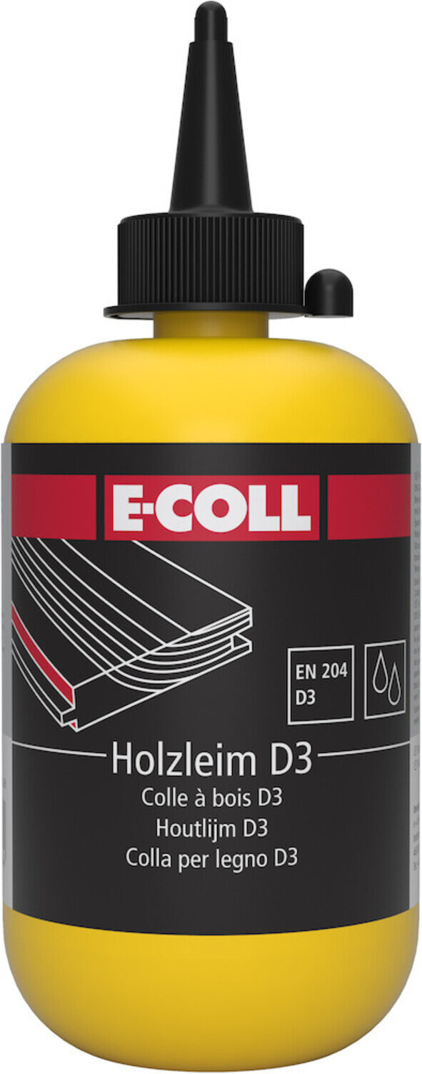 E-COLL Holzleim D3 250g Flasche wasserfest (4317784313544)