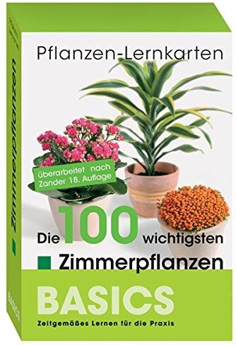 Karl-Michael Haake - Pflanzen-Lernkarten: Die 100 wichtigsten Zimmerpflanzen: 100 Lernkarten mit Lernkartenbox - Preis vom 09.10.2026 07:28:09 h
