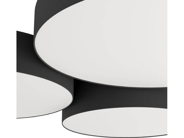 Plafonnier LED EGLO connect.z Smart Home Barbano-Z\, ZigBee\, application etvocale Alexa\, blanc chaud-blanc froid\, RGB\, intensité variable