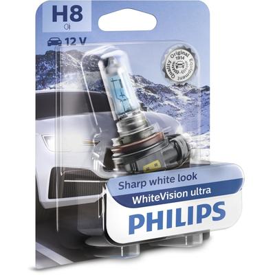 PHILIPS Glühlampe, Tagfahrleuchte H8 WhiteVision ultra (1 Stk.) 12360WVUB1 für Audi VAG BMW