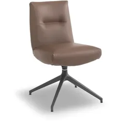 MAISON Stuhl Salinas Leder Braun Espresso