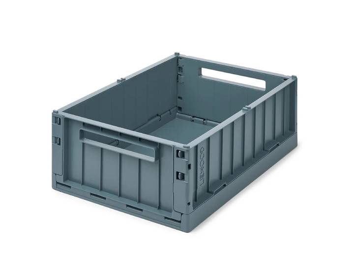 LIEWOOD - Weston Aufbewahrungsbox, 50 x 36 x 19,5 cm, whale blue