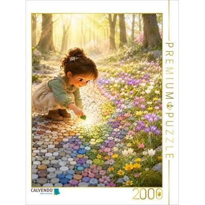 CALVENDO Puzzle Der Weg der Farben | 2000 Teile Lege-Größe 90x67cm Foto-Puzzle für glückliche Stunden