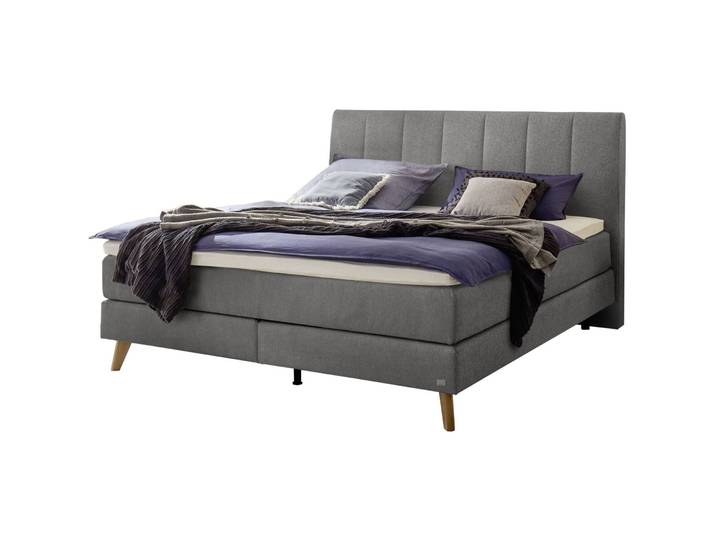 Hasena Boxspringbett 160x200 cm Glamour-Top Fernanda Pronto - Material: Stoff - 185