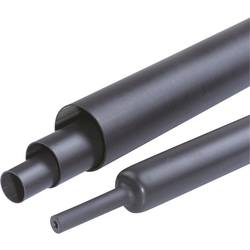 Hongshang HRA3 75/22 Schrumpfschlauch mit Kleber Schwarz 75 mm 22 mm Schrumpfrate:3:1 1.22 m