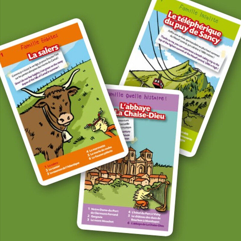 La Petite Boite Edition Jeu des 7 familles Les Trésors de l'Auvergne