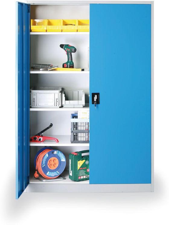 B2B Partner Blech-Werkstattschrank - zerlegt, 1820 x 850 x 390 mm