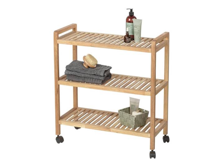 Badregal Norway Walnussholz, Braun, Holz, 65x72x31 cm, Badezimmer, Badezimmerregale, Badregale