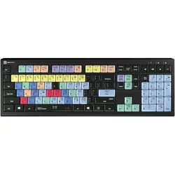 Logickeyboard Cubase/Nuendo Astra2 BL dt. (PC) (DE, Kabelgebunden), Tastatur, Schwarz