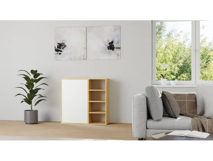 Schlichter Midischrank nach Maß Buche Natur geölt
