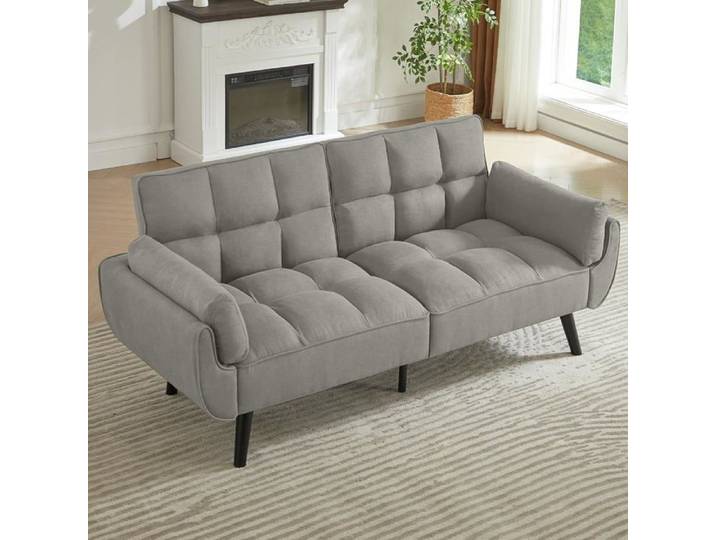JIEXI Canapé 3 Places - 191 x 83 x79 cm - canapé Moderne - Confortable - Convient pour Salon Chambre à Coucher (Gris Clair)