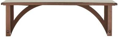 Touch Of Class Metal "Century Wall Shelf 24"" Wide, 24"" Wide, Antique Copper"