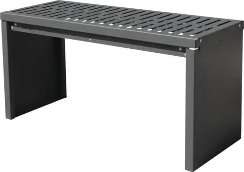 Gartenbank Palatino Bridge Metall 109 x 40 x 54 cm RAL 7016 anthrazitgrau