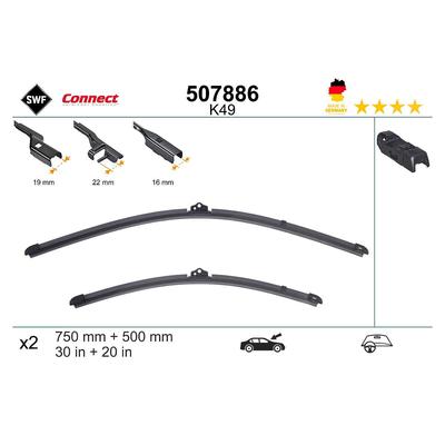Swf Wischblatt [Hersteller-Nr. 507886] für Ford