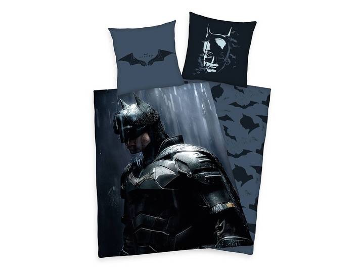 Parure de lit Batman Gris/Noir