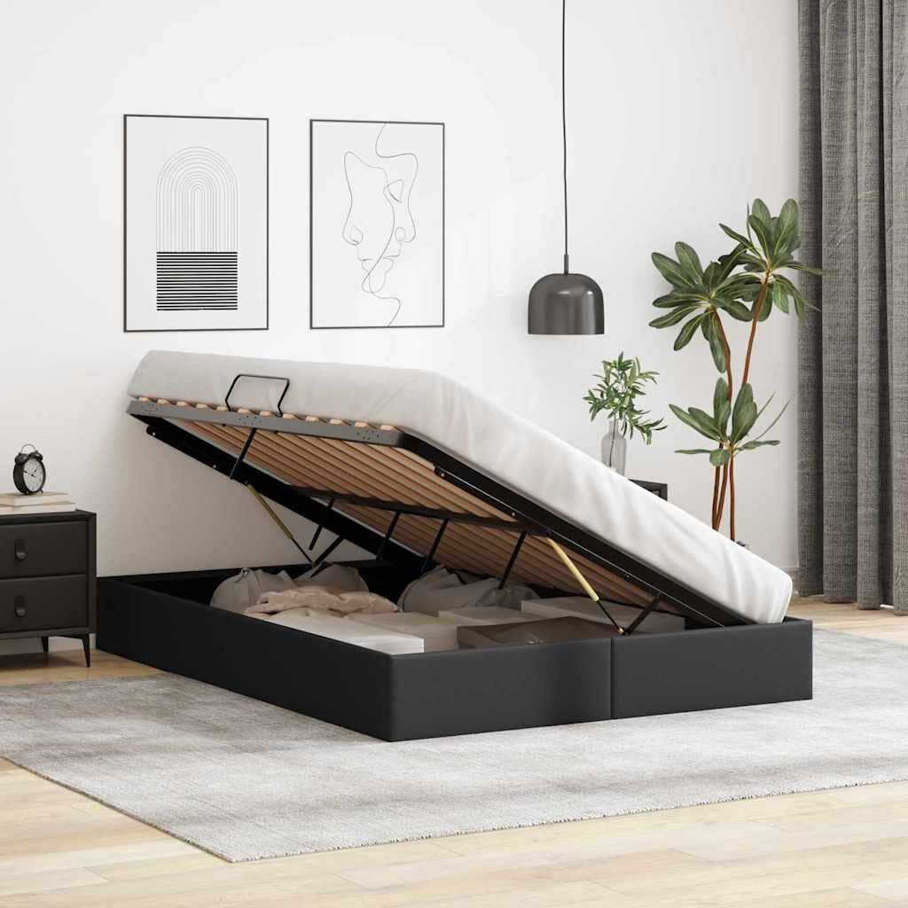 Brayden Studio Bed Black 78cm H X 137cm W X 193cm L