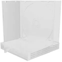 Livepac Office 100 DVD CD Hüllen / 2fach 2er doppel Jewelcase / transparent